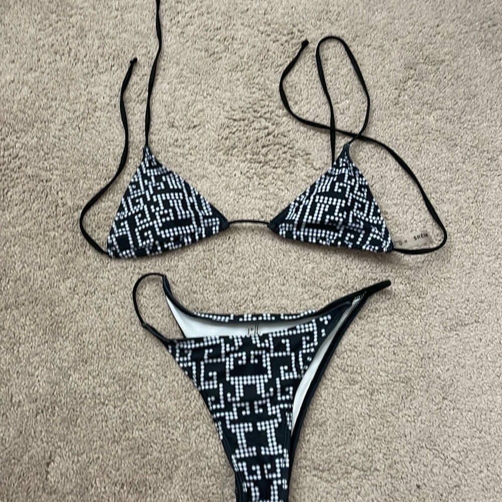 Shein swim bikini with matching cover up